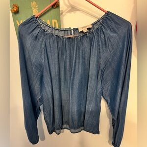 LOFT Jean blouse. Small